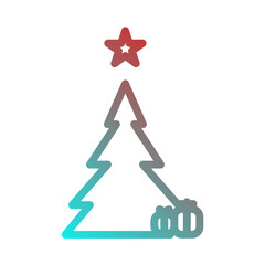 Christmas tree icon