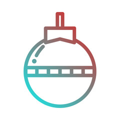 christmas ball icon