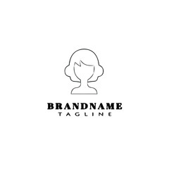 avatar logo person design template vector illustration