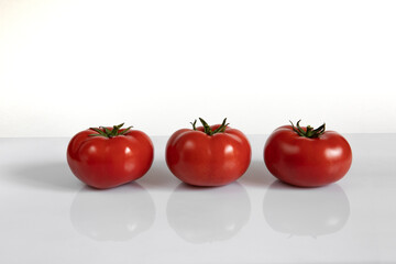 Tomato isolated on white background, Set tomatoes.