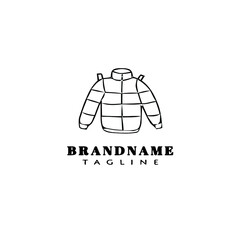 jacket logo icon cartoon design template vector illustration