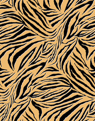 Seamless zebra pattern, animal print.