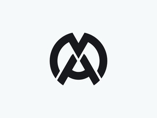 monogram initial MA logo design, Alphabet letters Initials Monogram logo MA, Professional Letters Vector Icon Logo on background, monogram vintage, Minimal Initial MA logo, Initial W modern monogram a