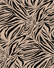 Seamless zebra pattern, animal print.