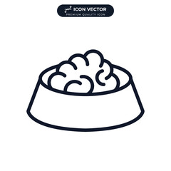 pet food icon symbol template for graphic and web design collection logo vector illustration