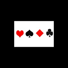 playing cards symbol illustrations in photoshop