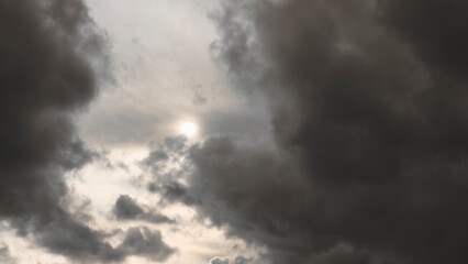 Fototapeta na wymiar Dramatic clody sky. Natural background