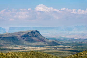 Landscape View In Big Bend National Park Texas