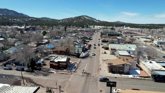 aerial high over williams arizona
