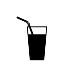 Fresh drink icon isolated on white background