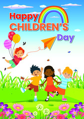 Children's Day Flyer Template