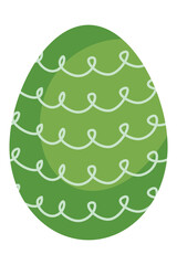 green easter egg