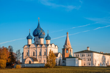 Suzdal Kremlin in autumn, Golden Ring, Russia - obrazy, fototapety, plakaty