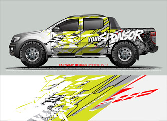 race car Livery for vehicle wrap design vector 
