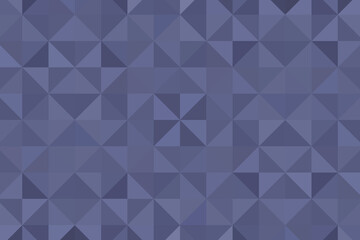 Blue segmented background. Triangular pixelation. Color texture.