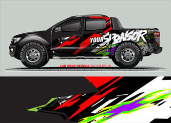 race car Livery for vehicle wrap design vector 
