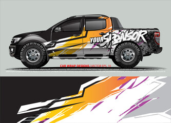 race car Livery for vehicle wrap design vector 
