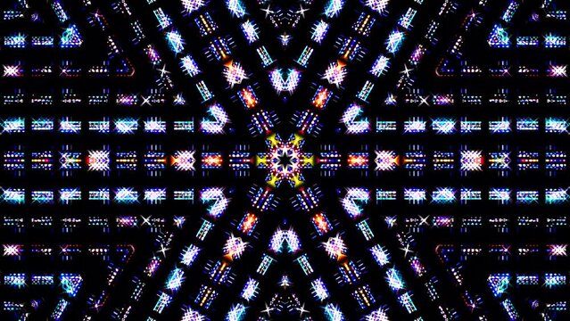 glowing light that regulates the movement of the lines in full color 