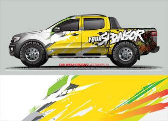 race car Livery for vehicle wrap design vector 
