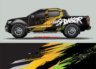 race car Livery for vehicle wrap design vector 
