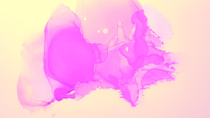 Candy Watercolor. Sophisticated Painting. Nude