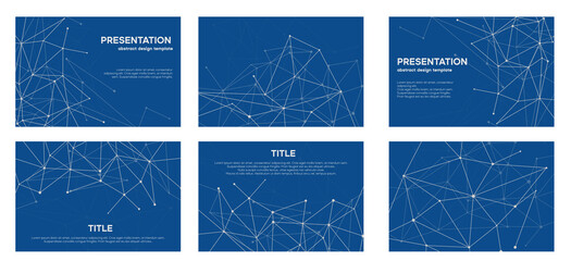 Blue powerpoint presentation background. Ppt template for technology marketing material