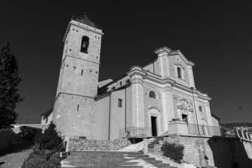 Capracotta, Molise, Italy. Church of S. M. Assunta.
