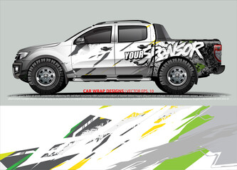 race car Livery for vehicle wrap design vector 
