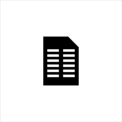 document icon vector illustration symbol