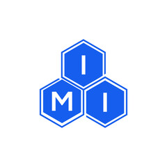 IMI letter logo design on White background. IMI creative initials letter logo concept. IMI letter design. 
 - obrazy, fototapety, plakaty