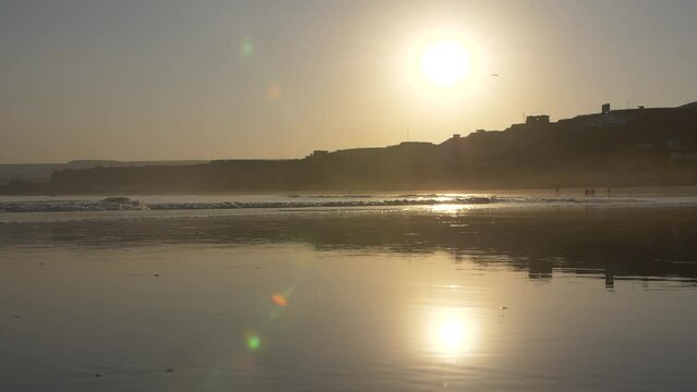sunrise on the bech