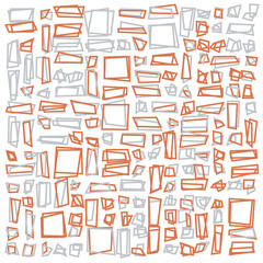 Offset Quads generative art background art illustration
