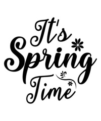 Fototapeta premium Spring svg bundle, Easter svg, Welcome spring svg, Flower svg, Spring svg, Hello Spring Svg,