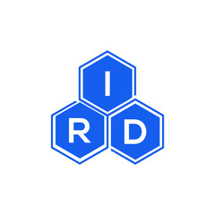 IRD letter logo design on White background. IRD creative initials letter logo concept. IRD letter design. 
