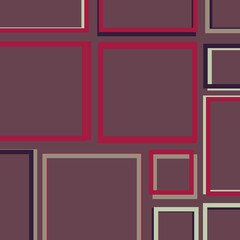 Fototapeta premium Offset Quads generative art background art illustration