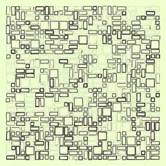 Offset Quads generative art background art illustration