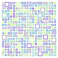 Offset Quads generative art background art illustration