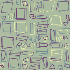 Offset Quads generative art background art illustration