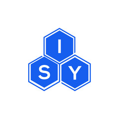 ISY letter logo design on White background. ISY creative initials letter logo concept. ISY letter design. 

