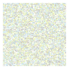 Fototapeta premium Offset Quads generative art background art illustration