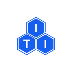 ITI letter logo design on White background. ITI creative initials letter logo concept. ITI letter design. 
