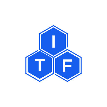 ITF letter logo design on White background. ITF creative initials letter logo concept. ITF letter design. 
