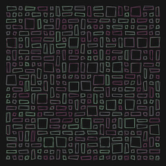 Offset Quads generative art background art illustration