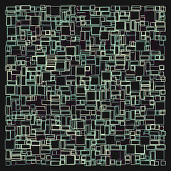 Offset Quads generative art background art illustration