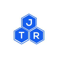 JTR letter logo design on White background. JTR creative initials letter logo concept. JTR letter design. 

