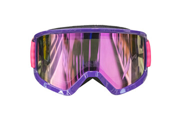 ski goggles isolated on a white background