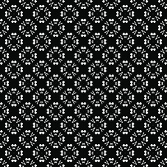 Black and white seamless pattern texture. Greyscale ornamental graphic design. Mosaic ornaments. Pattern template. Vector illustration. EPS10.