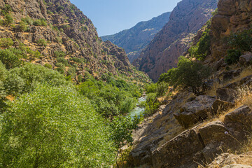 Canyon near Palangan village in Kurdistan region, Iran