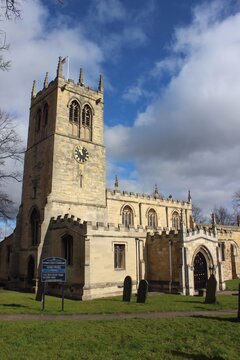 St Peter's Church, Conisbrough, Yorkshire.