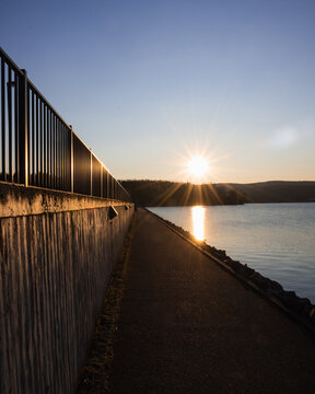 Abendsonne am Bostalsee